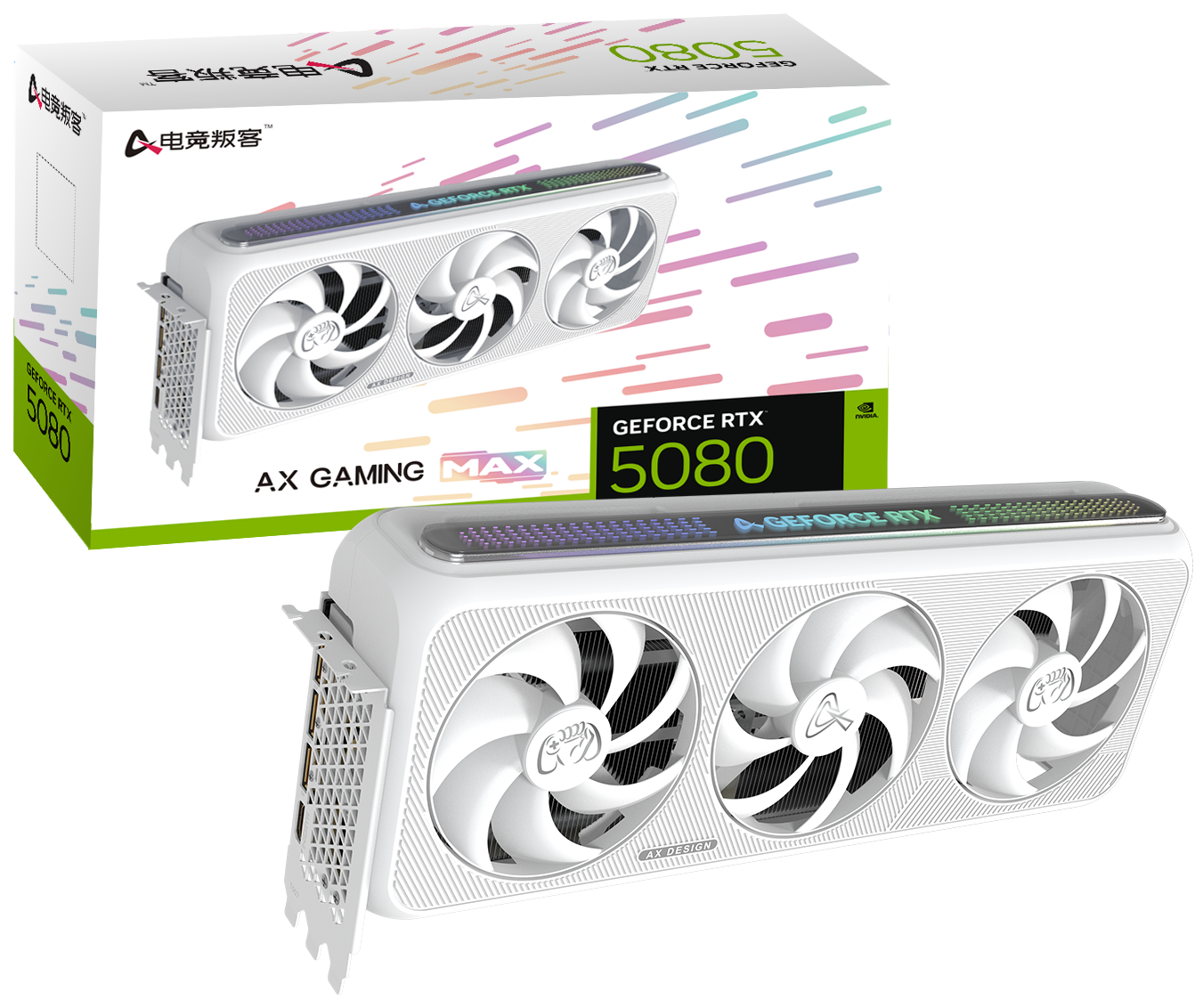 电竞叛客 RTX5080 X3W MAX 16G 白色